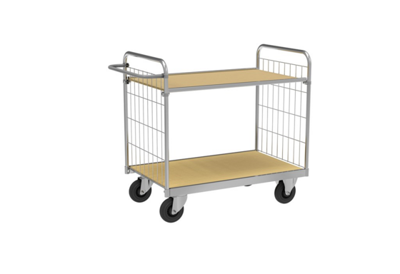 ESD Trolley with Wire Mesh - 2 shelves