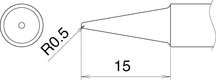 Soldering tip T22-BL2