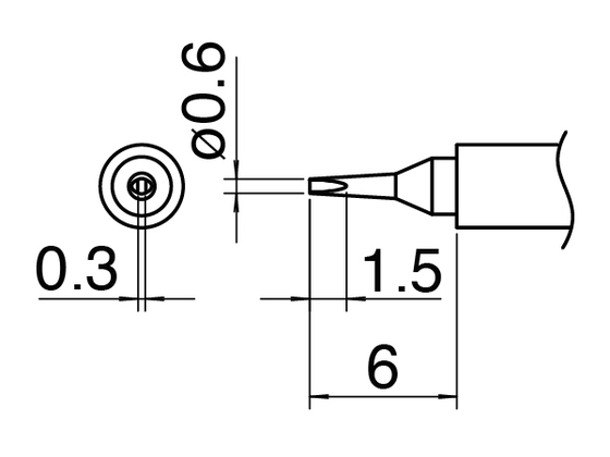 Soldering tip T30-D06