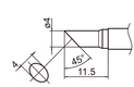 Soldering tip T-15-4C