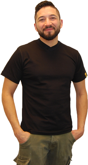 T-shirt V neck, size XS
