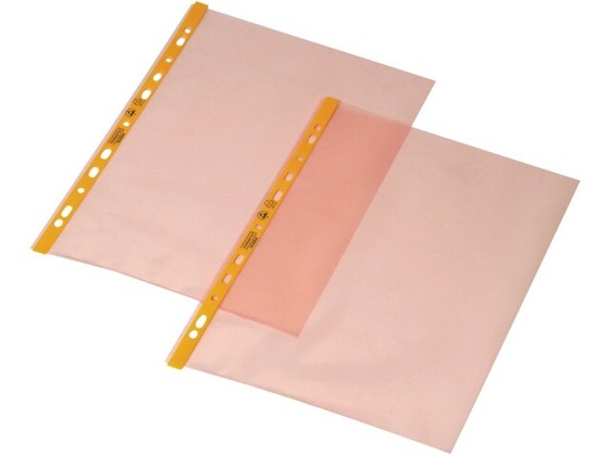 Dissipative document folder with holes for ring binder A4