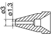 Nozzle N61-09, 1.3mm  for FR-410/301