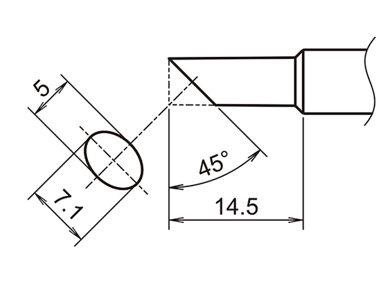 Soldering tip T18-C5