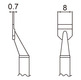 Soldering tip tweezer T16-1006, pair