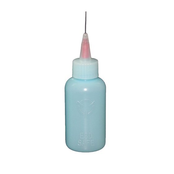ESD flux bottle with large needle
