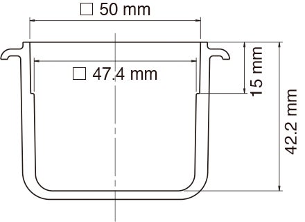Solder pot A1539 
50x50mm