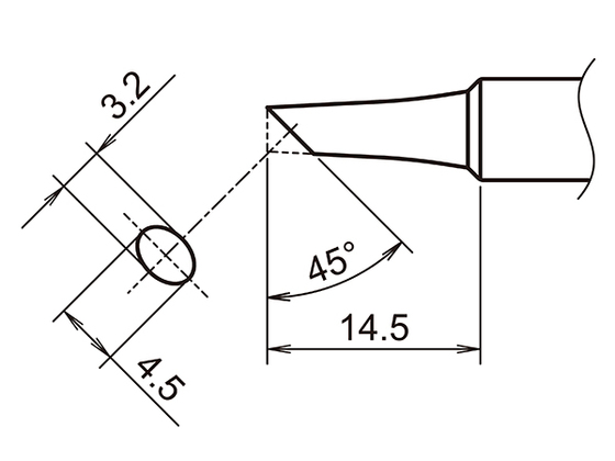 Soldering tip T18-C3