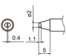 Soldering tip T15-D2