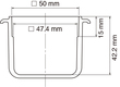 Solder pot A1539 
50x50mm