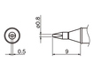 Soldering tip T31B-0.8D, 450°