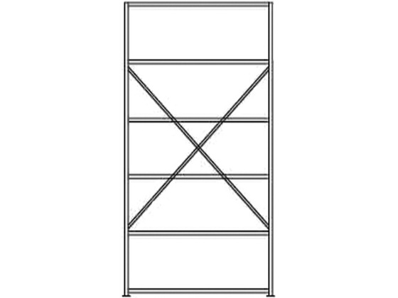 Shelving system, 
1030x2000x400 mm 