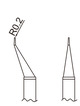 Soldering tip tweezer T16-1001, pair