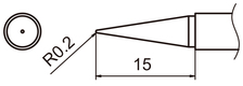 Soldering tip T15-BL Lång