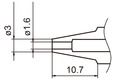Nozzle N3-16 / 1,6 mm